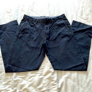 Men’s J. Crew navy blue chinos 33W 32L